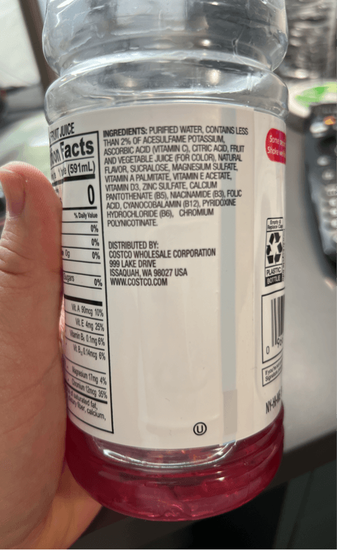 Kirkland Signature Acai Blueberry Pomegranate Vitamin-Enhanced Water Beverage