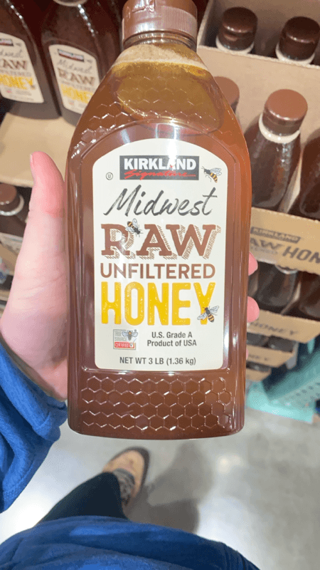 Kirkland Signature Midwest Raw Unfiltered Honey