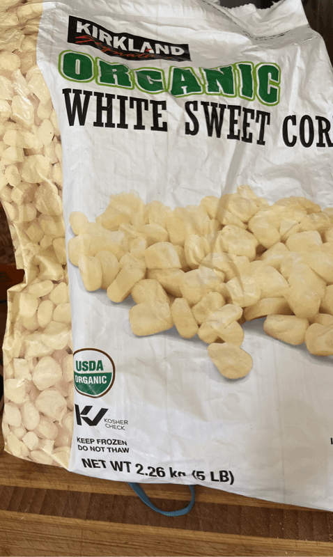 Kirkland Signature Organic White Sweet Corn