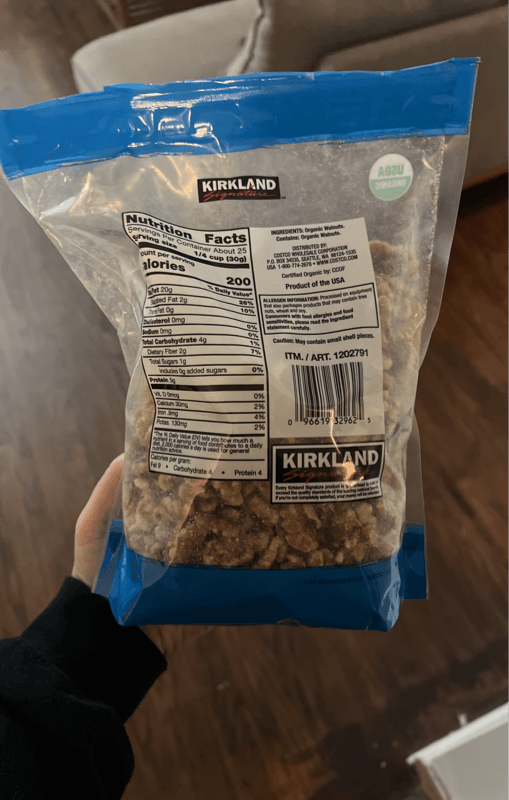 Kirkland Signature Organic Walnuts