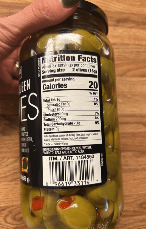 Kirkland Signature Spanish Queen Olives