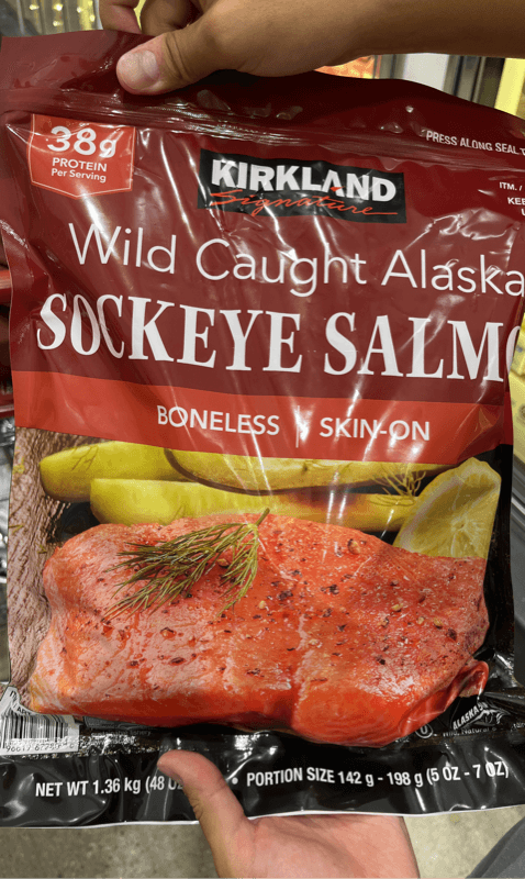 Kirkland Signature Wild Caught Alaska Sockeye Salmon