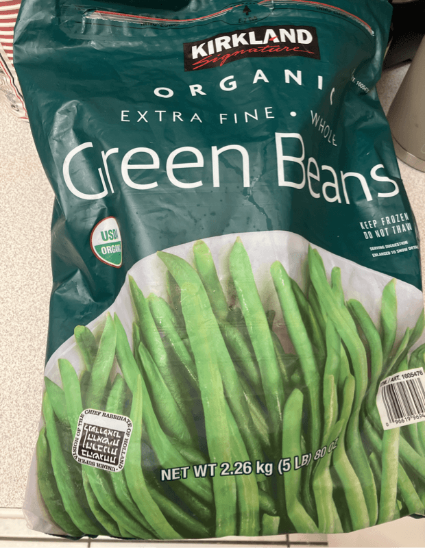 Kirkland Signature Organic Green Beans