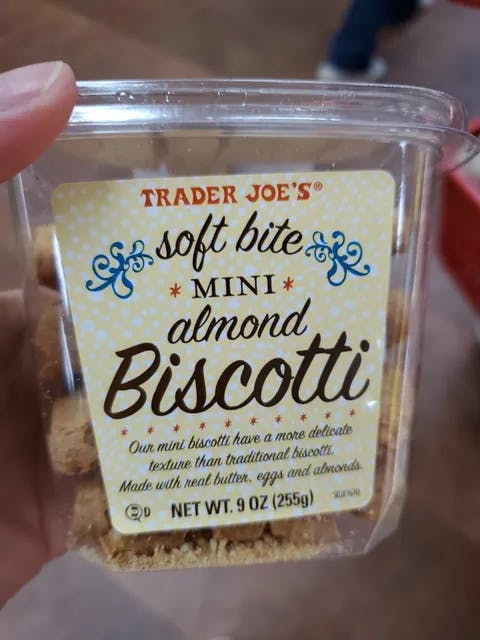 Is it Pescatarian? Trader Joe’s Soft Bite Mini Almond Biscotti