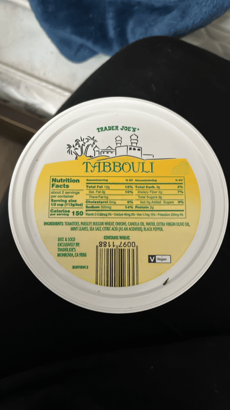 Trader Joe'S Tabbouli Salad