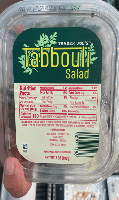Trader Joe'S Tabbouli Salad