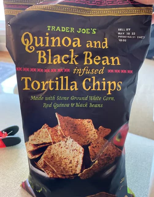 Is it Oats Free? Trader Joe's Quinoa And Black Bean Infused Tortilla Chips