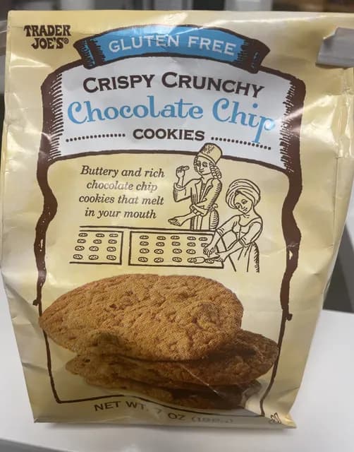 Is it Mediterranean Diet Friendly? Trader Joe's Gluten Free Crispy Crunchy Chocolate Chip Cookies