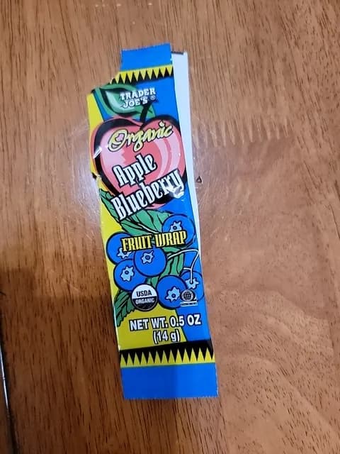 Trader Joe'S Organic Apple Blueberry Fruit Wrap