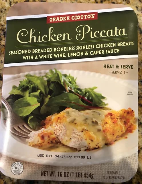 Trader Giotto'S Chicken Piccata