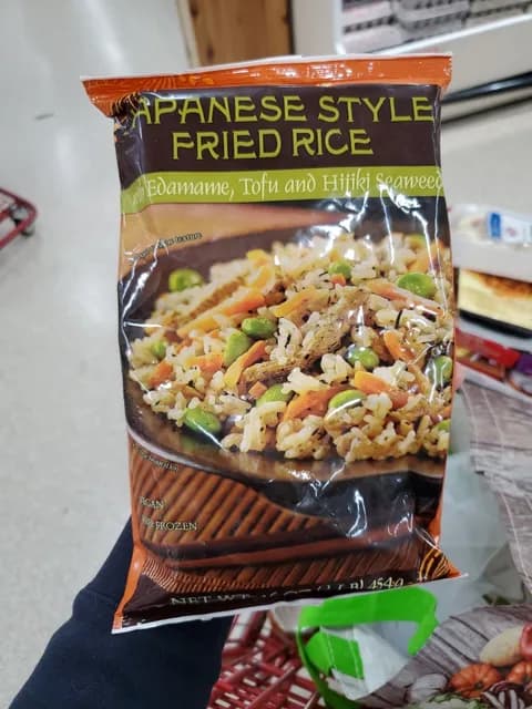 Trader Joe's Japanese Style Fried Rice With Edamame, Tofu And Hijiki Seaweed