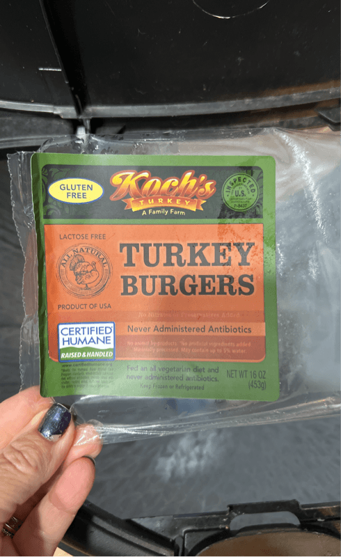 Koch'S Turkey Farm Turkey Burgers