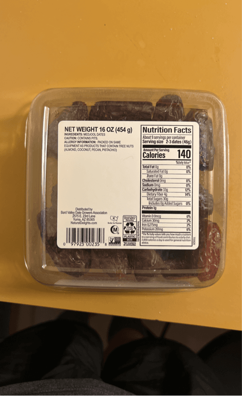 Sunlit Whole Medjool Dates