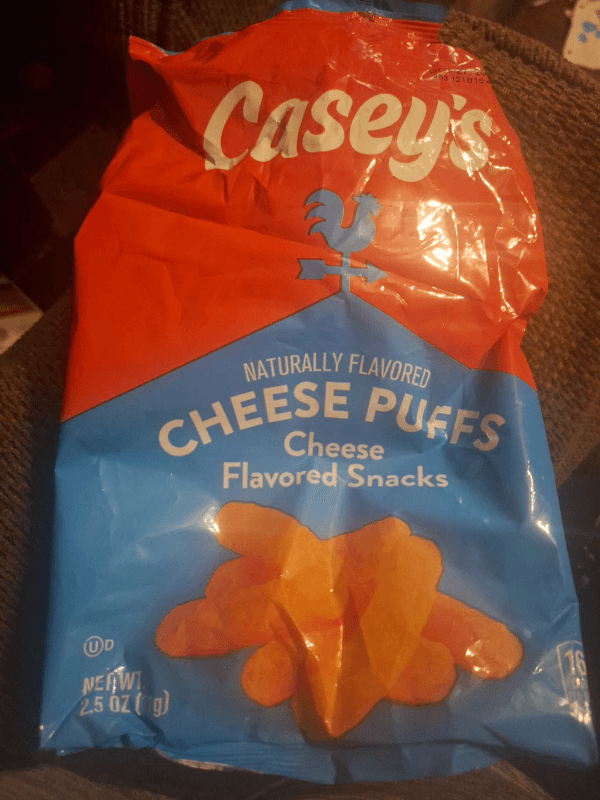 Casey'S Cheese Flavored Snacks Cheese Puffs