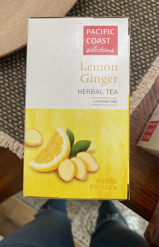 Pacific Coast Selections Lemon Ginger Herbal Tea