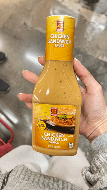 Sunny Select Chicken Sandwich Sauce
