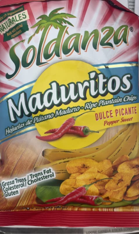 Soldanza Maduritos Pepper Sweet Ripe Plantain Chips
