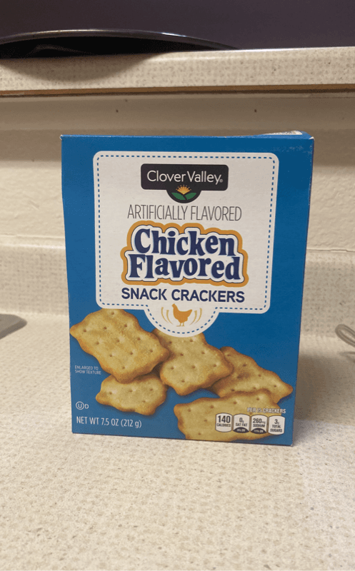 Clover Valley Chicken Flavored Snack Crackers