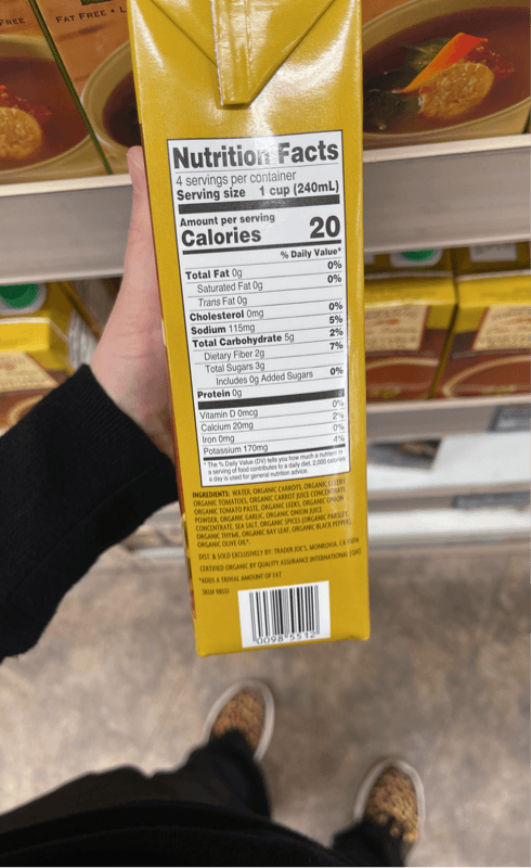 Trader Joe'S Organic Low Sodium Vegetable Broth