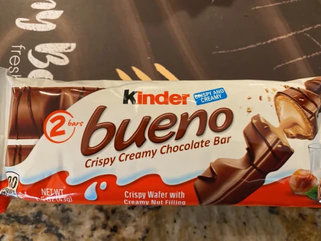 Is it MSG Free? Kinder Bueno Crispy Creamy Chocolate Bar