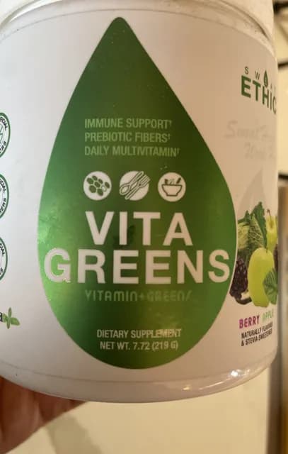 Sweat Ethic Vita Greens Berry Apple