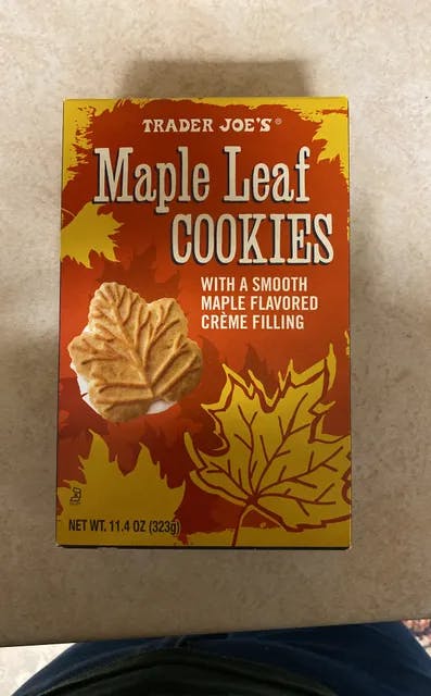 Is it Tree Nut Free? Trader Joe's Maple Leaf Cookies