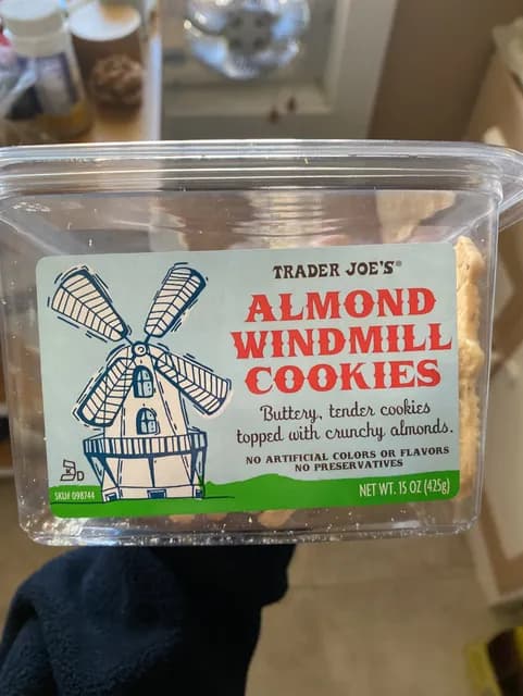 Is it Low FODMAP? Trader Joe's Almond Windmill Cookies