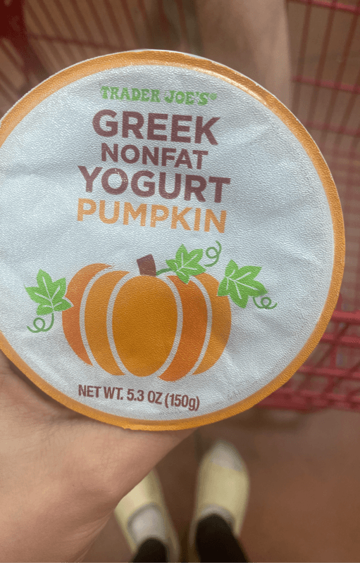 Trader Joe'S Greek Nonfat Yogurt Pumpkin