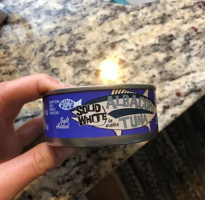 Trader Joe'S Albacore Solid White Tuna In Water Salt Added