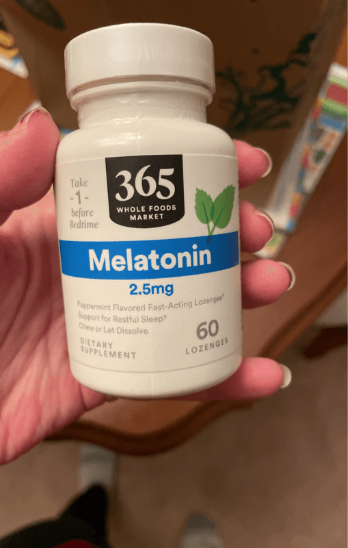 365 Whole Foods Market Melatonin 60 Lozenges