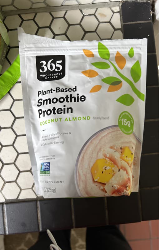 365 Whole Foods Market Plant-Based Smoothie Protein Coconut Almond