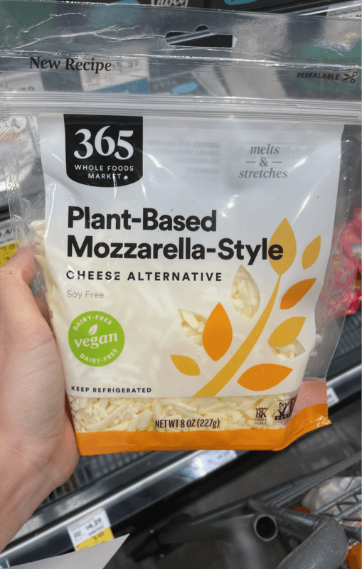 365 Whole Foods Market Plant-Based Mozzarella-Style Cheese Alternative