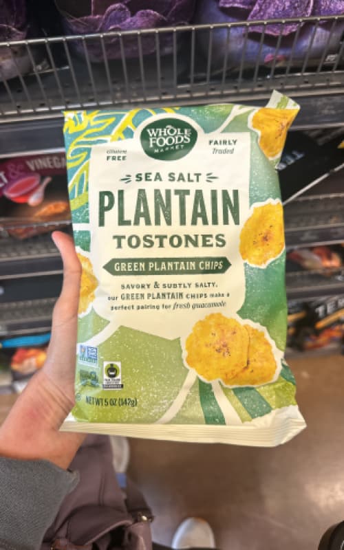 Whole Foods Sea Salt Green Plantain Chips