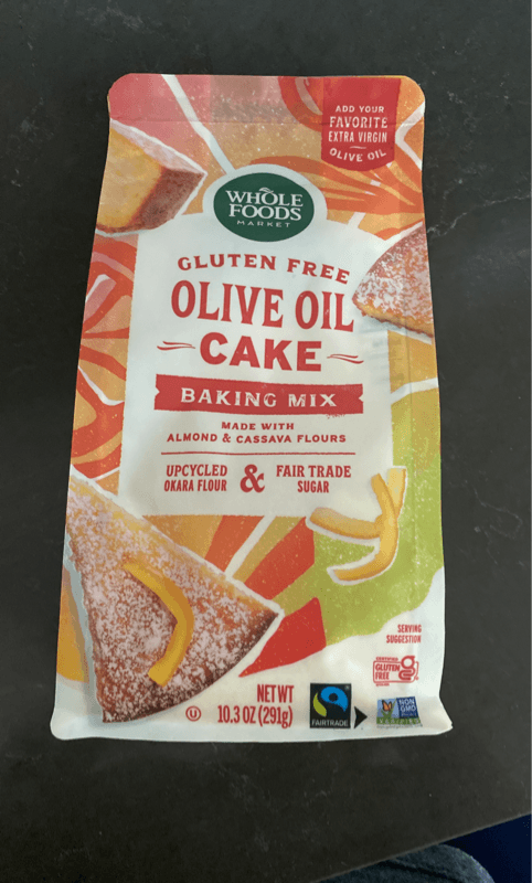 Whole Foods Market Gluten Free Olive Oil Cake Baking Mix