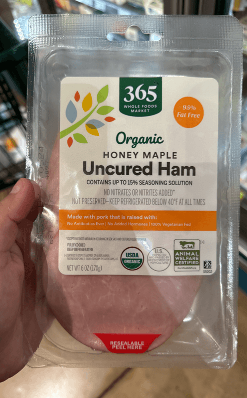 365 Whole Foods Market Organic Honey Maple Uncured Ham