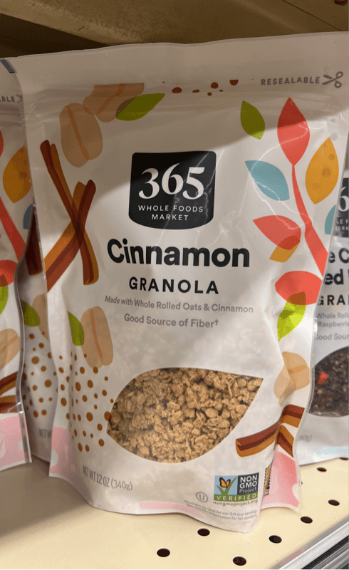 365 Whole Foods Market Cinnamon Granola