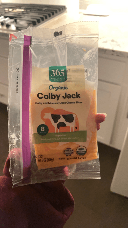 365 Whole Foods Market Organic Colby Jack Cheese