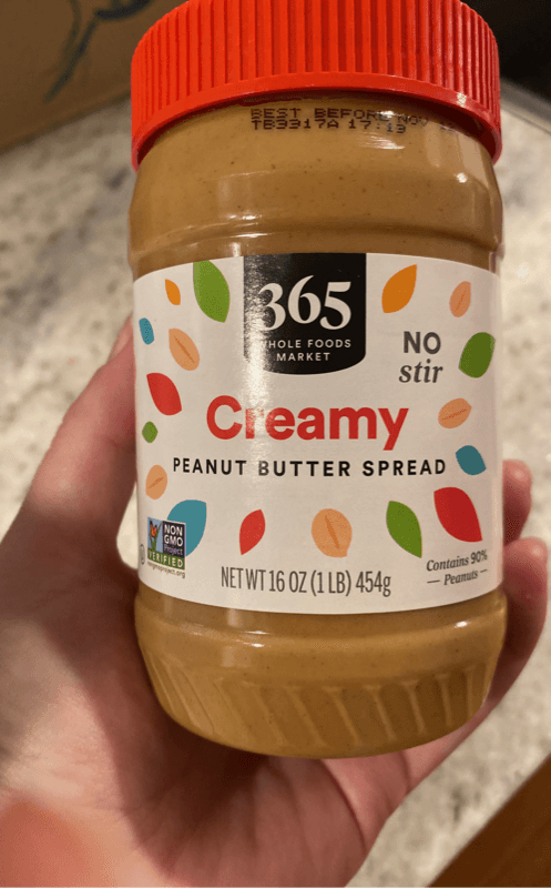 365 Whole Foods Market Creamy Peanut Butter Spread