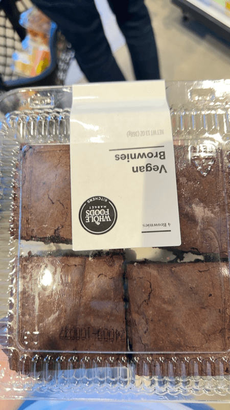 Whole Foods Market Vegan Brownies