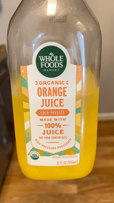 Whole Foods Market Organic Orange Juice