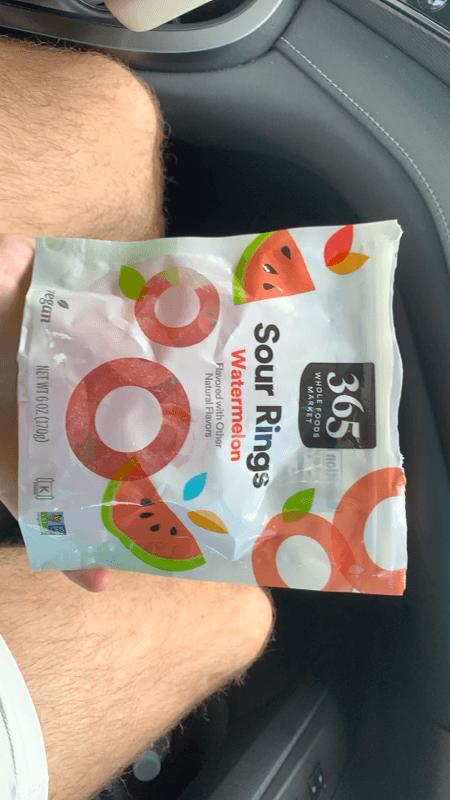 365 Whole Foods Market Watermelon Sour Rings