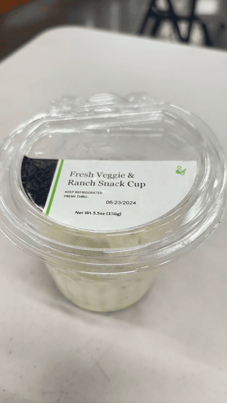 Fresh Veggie & Ranch Snack