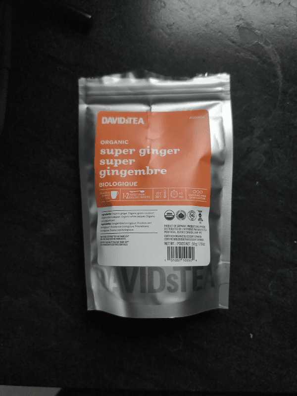 Davidstea Organic Super Ginger