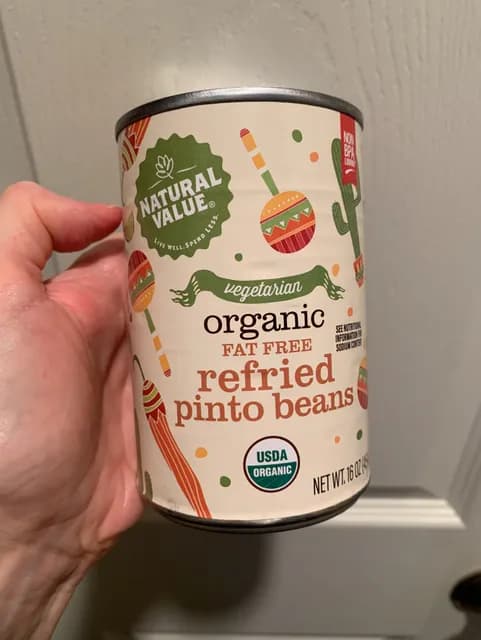 Natural Value Organic Fat Free Refried Pinto Beans