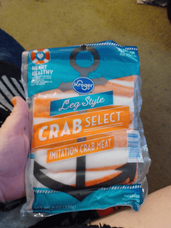Kroger Leg Style Crab Select Imitation Crab Meat