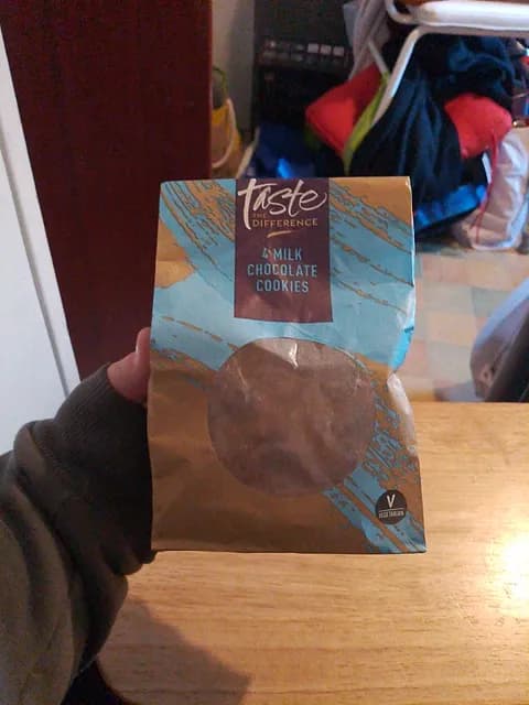 Sainsbury'S Taste The Difference 4 Belgian Milk Chocolate Chunk Cookies