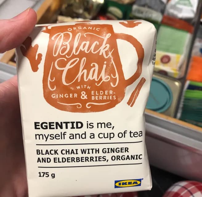 Organic Black Chai With Ginger & Elderberries