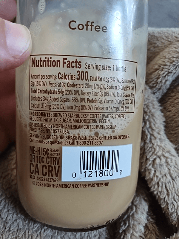 Starbucks Frappuccino Coffee Drink