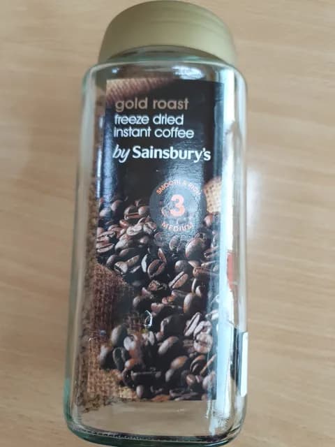 Sainsbury'S Gold Roast Freeze Dried Instant Coffee
