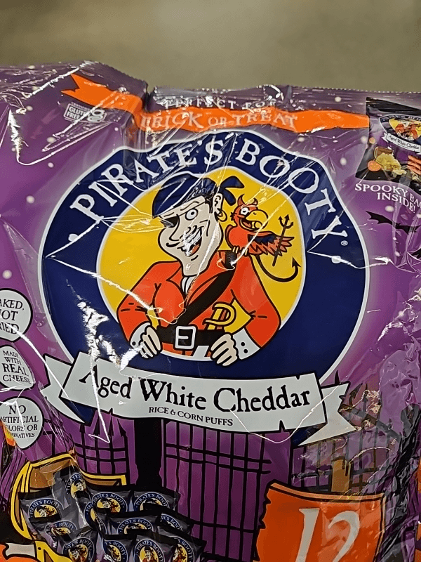 Pirate Booty Aged White Cheddar Rice & Corn Puffs
